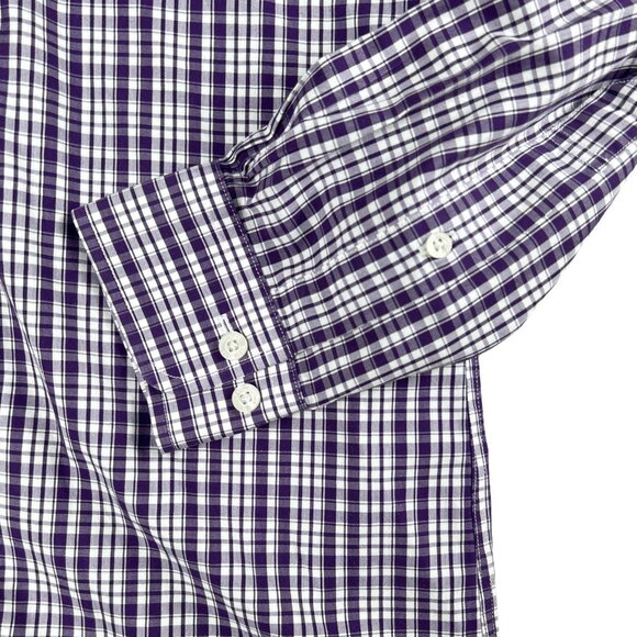 Brooks Brothers Plaid Button Down Shirt Mens S Non-Iron Supima Cotton - Picture 7 of 14
